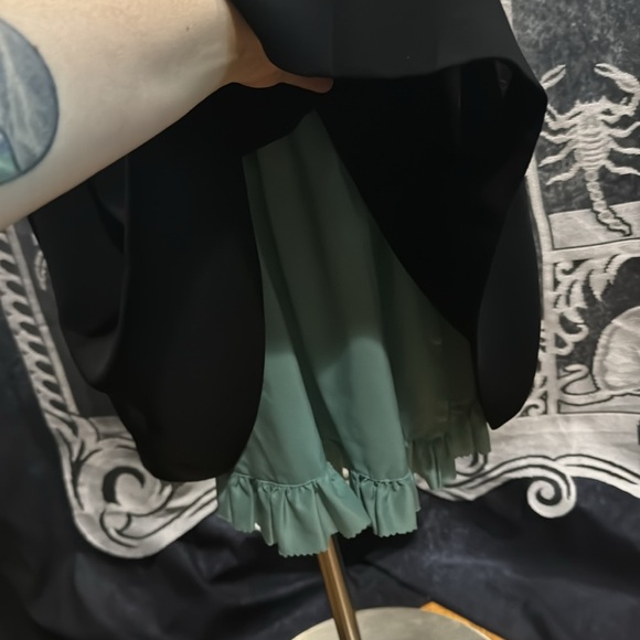 Vintage Betsey Johnson black blue retro pinup dress - Picture 2 of 9